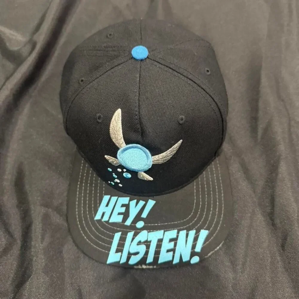 Nintendo Men's Black and Navy Hat